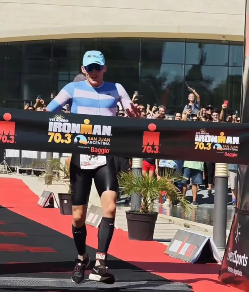 El bahiense Pablo Bien se quedó con el Ironman 70.3 en San Juan
